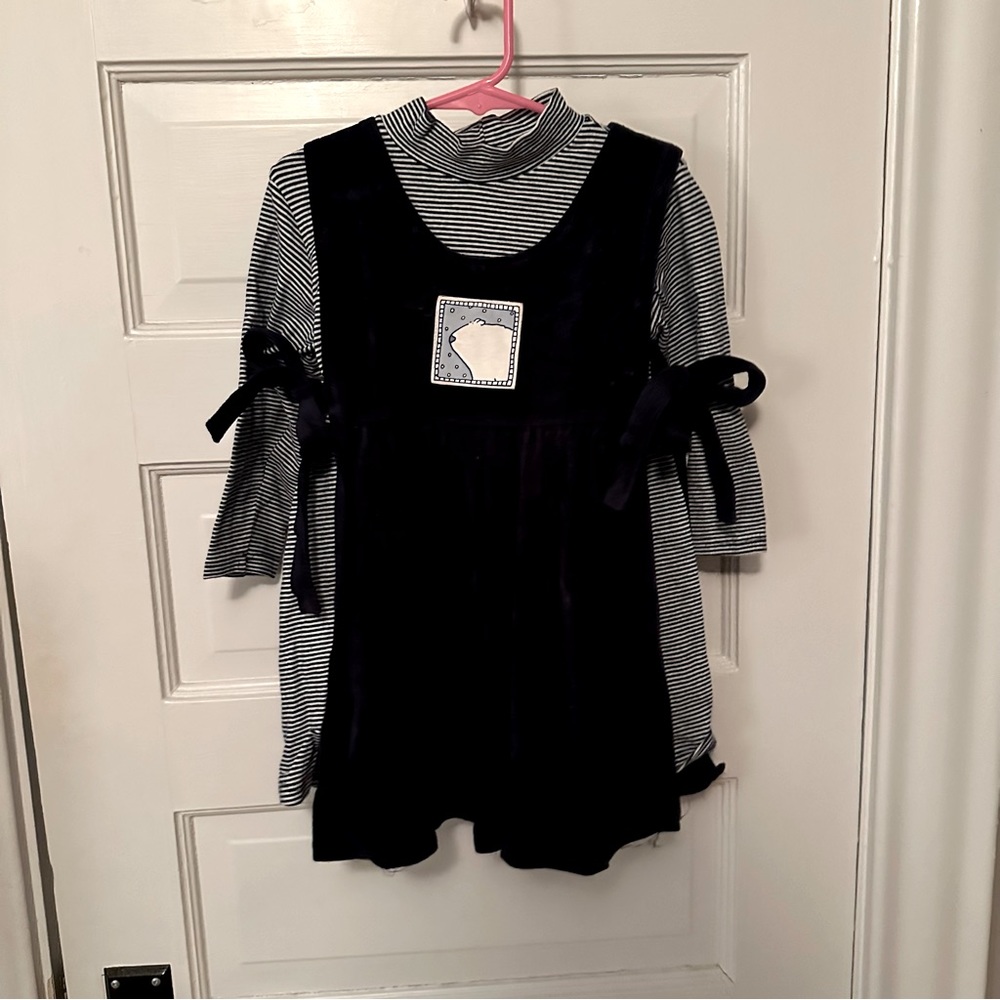 Mulberry bush Size 5 polar bear tie dress set 🐻‍❄️